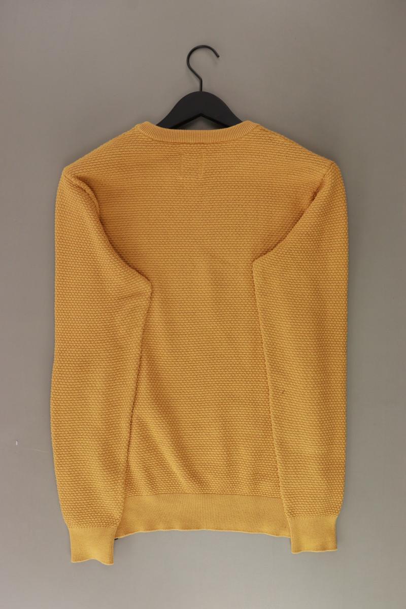 Garcia Jeans Feinstrickpullover für Herren Gr. L gelb aus Baumwolle