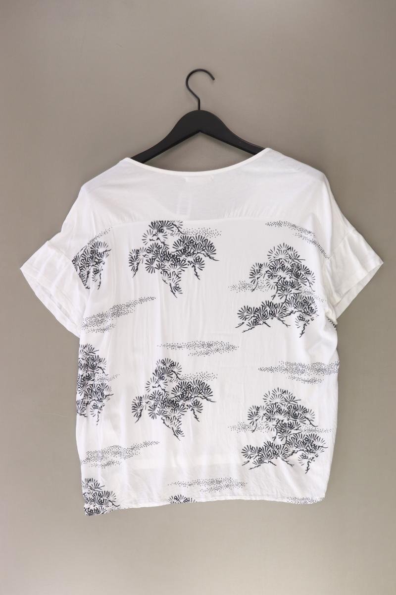 Esprit T-Shirt Gr. S Kurzarm weiß aus Viskose