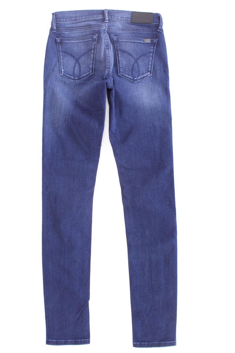 Calvin Klein Skinny Jeans Gr. W26/L32 blau aus Baumwolle