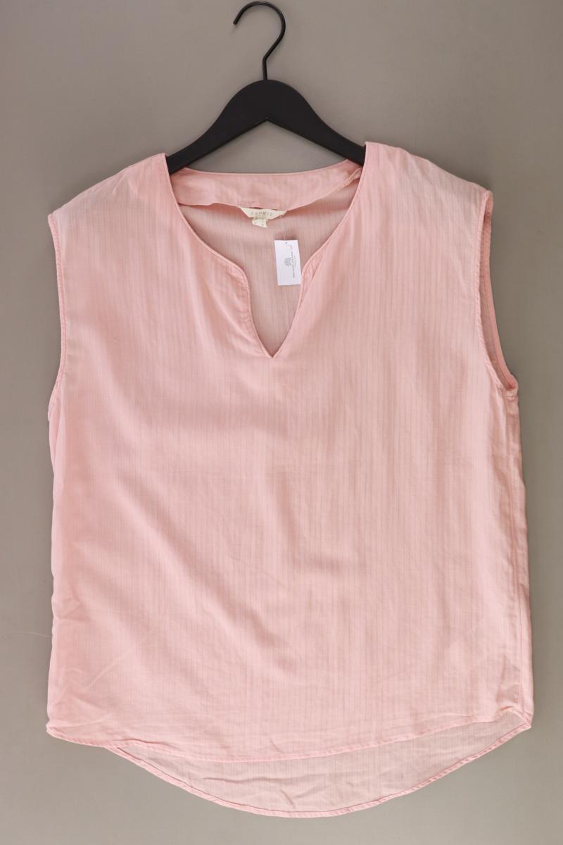 Esprit Kurzarmbluse Gr. S rosa aus Baumwolle