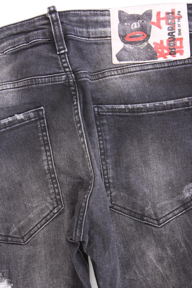 Dsquared2 Straight Jeans für Herren Gr. 50 grau aus Baumwolle