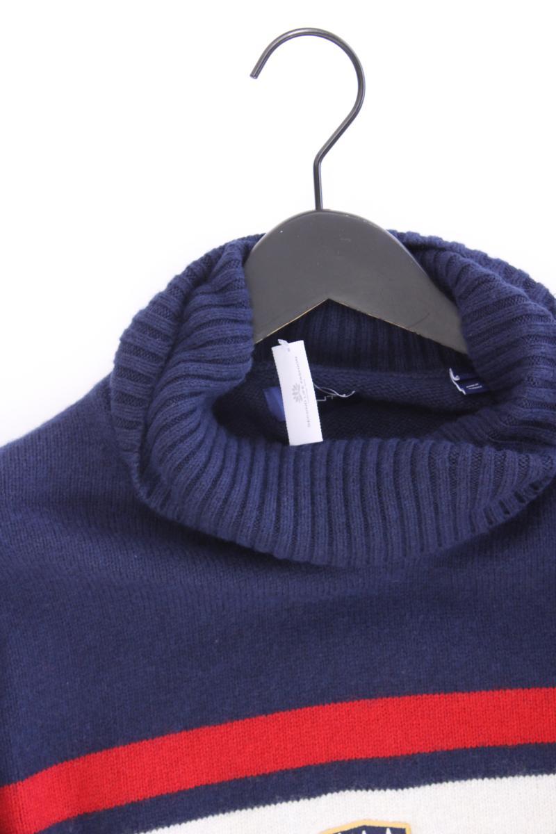 Gant Rollkragenpullover für Herren Gr. L blau aus Baumwolle