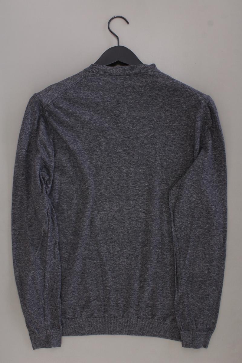 BOSS by Hugo Boss Feinstrickpullover für Herren Gr. XL grau aus Baumwolle