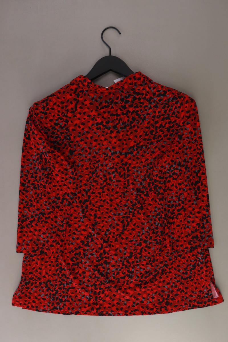 Couture Line Regular Bluse Gr. 42 mit Tierdruck 3/4 Ärmel rot aus Polyester