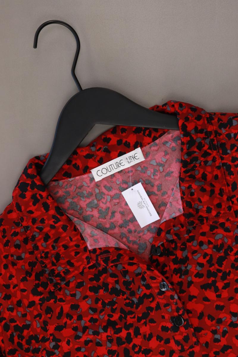 Couture Line Regular Bluse Gr. 42 mit Tierdruck 3/4 Ärmel rot aus Polyester