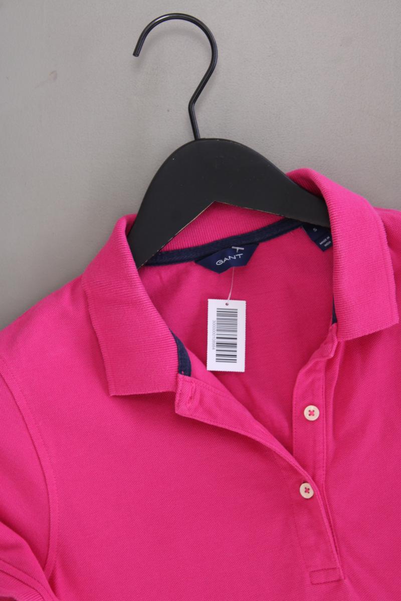 Gant Poloshirt Gr. S neuwertig Kurzarm pink aus Baumwolle