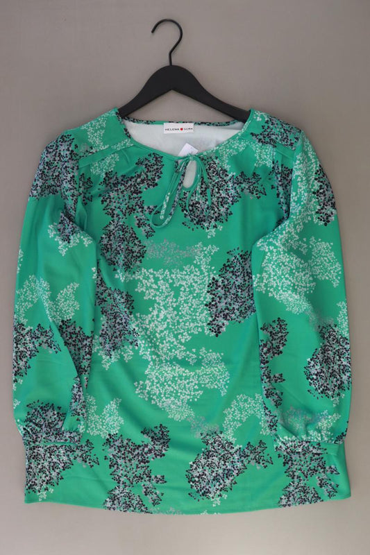 Helena Vera Regular Bluse Gr. 42 3/4 Ärmel grün aus Polyester