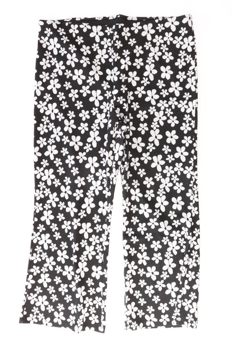 Monki Hose Gr. 48 mit Blumenmuster schwarz