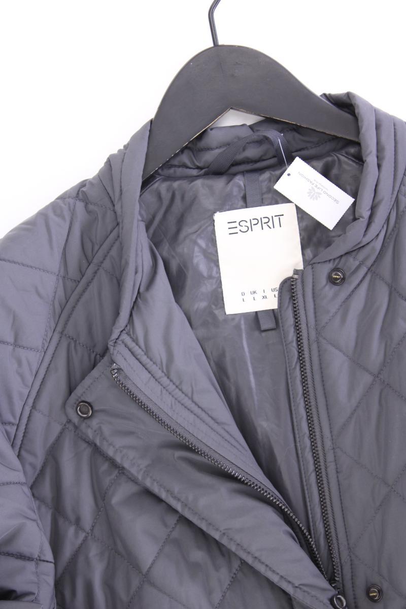 Esprit Classic Mantel Gr. L neuwertig grau aus Polyester