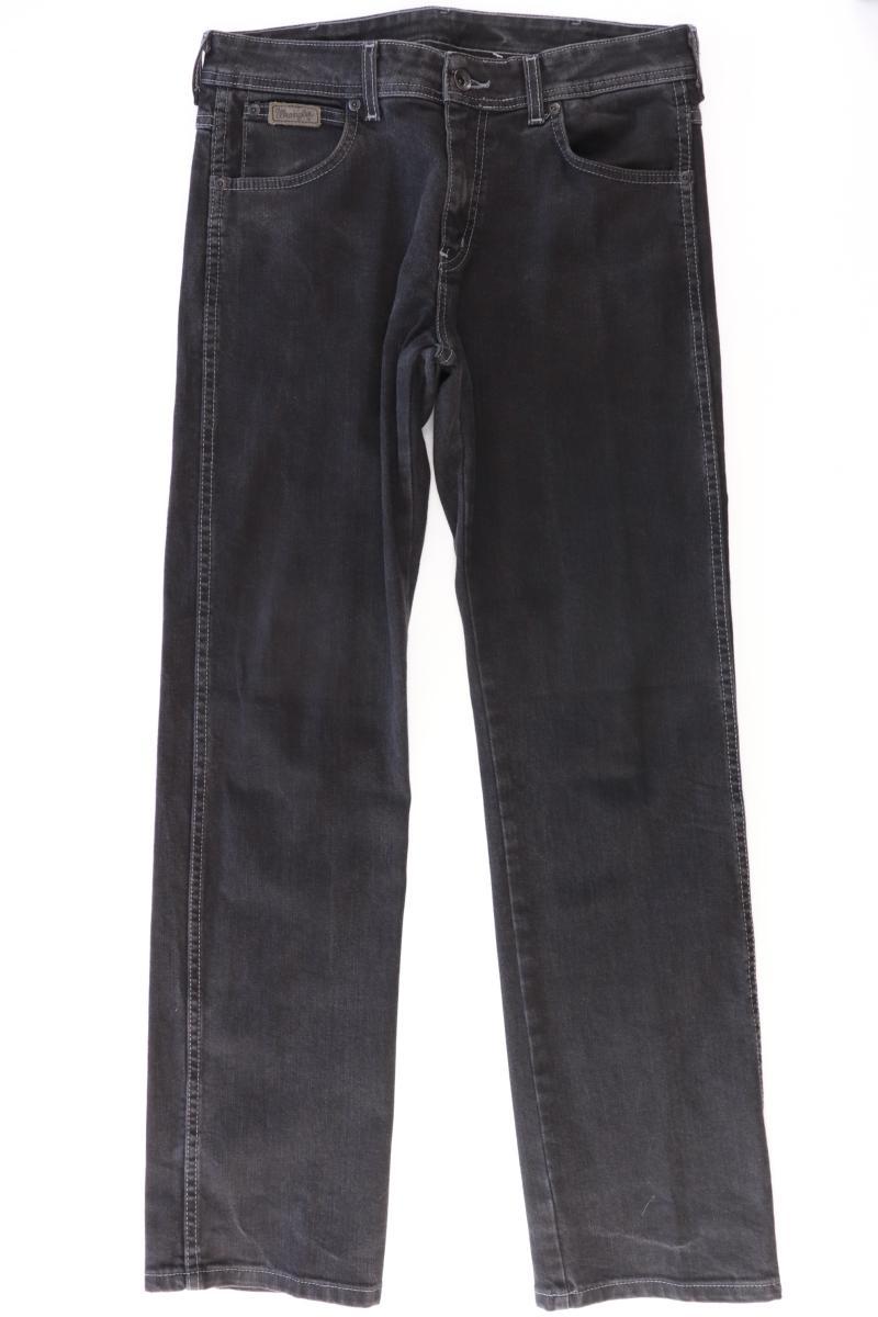 Wrangler Straight Jeans für Herren Gr. W31/L32 schwarz aus Baumwolle