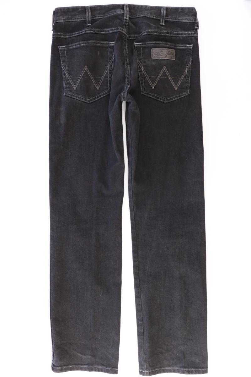 Wrangler Straight Jeans für Herren Gr. W31/L32 schwarz aus Baumwolle