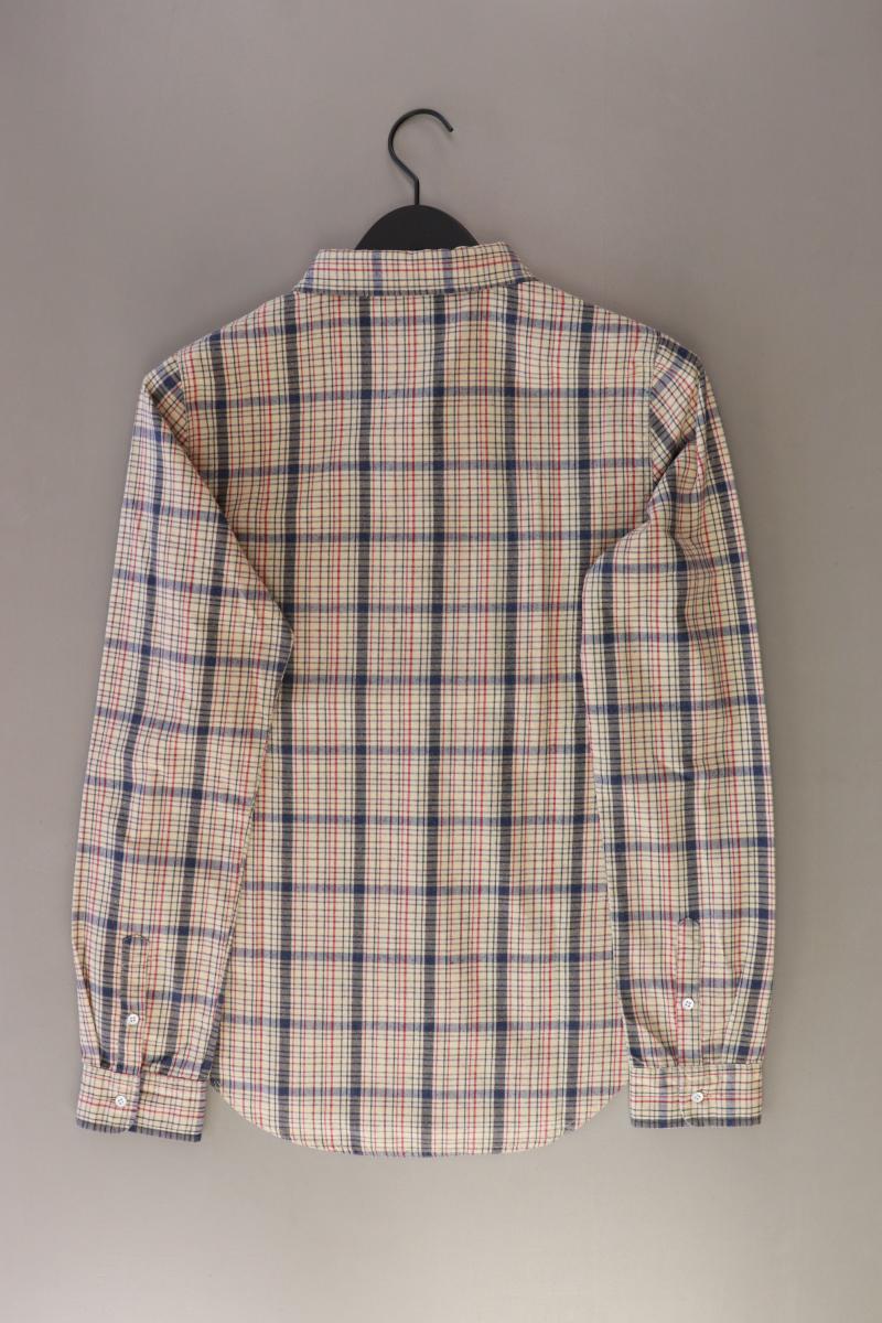 Roxy Karobluse Gr. L kariert Langarm creme aus Baumwolle