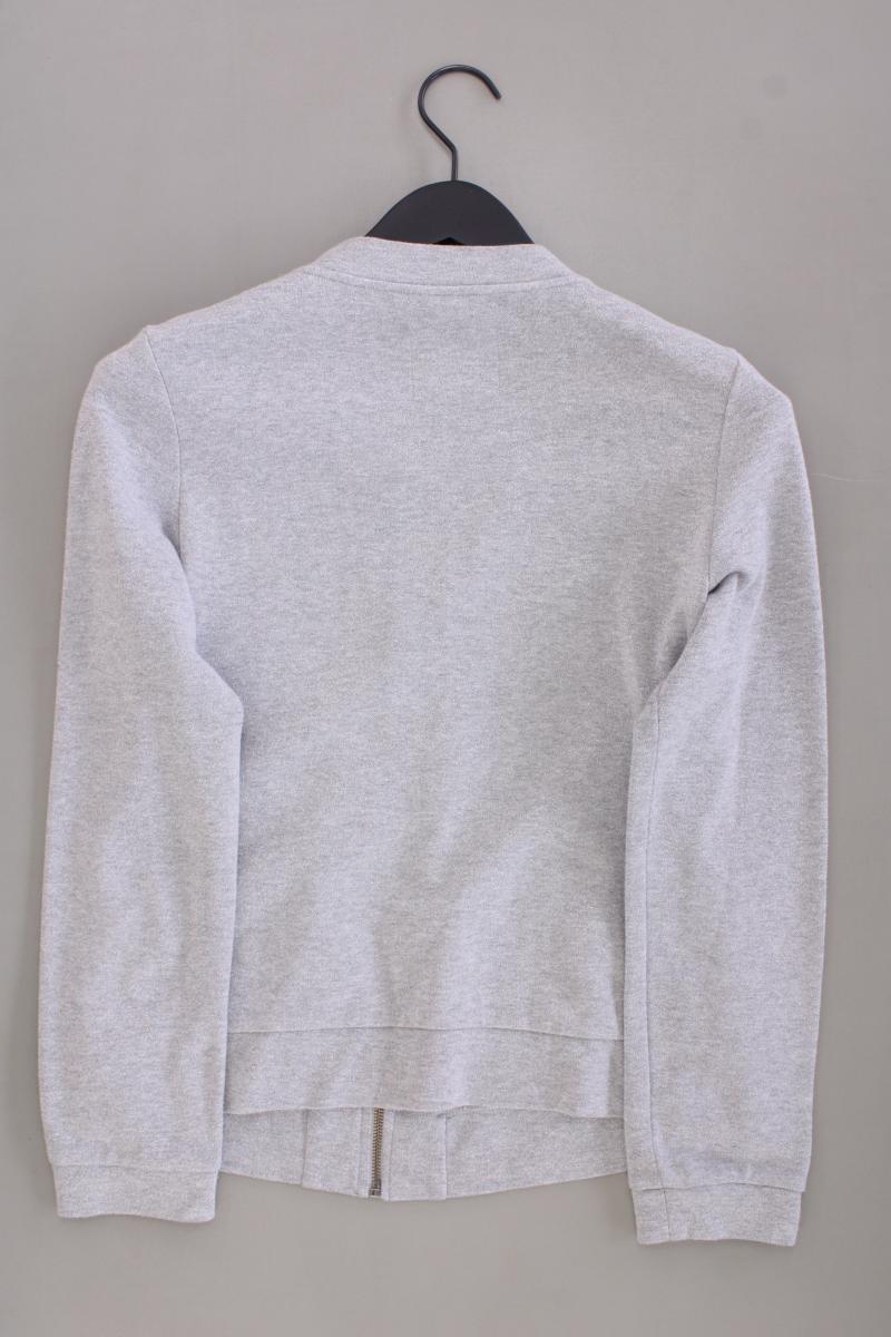 Street One Strickjacke Gr. 38 Langarm silber