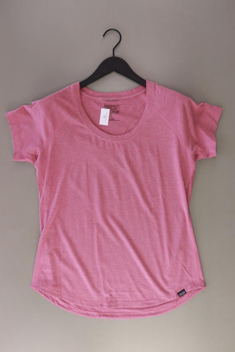 Patagonia T-Shirt Gr. L Kurzarm rosa aus Baumwolle