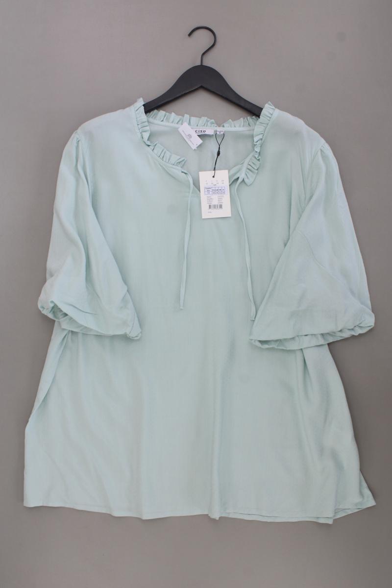 Ciso Oversize-Bluse Gr. 50 neu mit Etikett 3/4 Ärmel blau aus Viskose