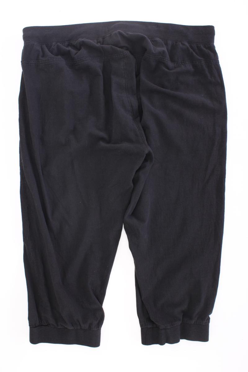 Kaffe 7/8 Hose Gr. 50 schwarz aus Baumwolle