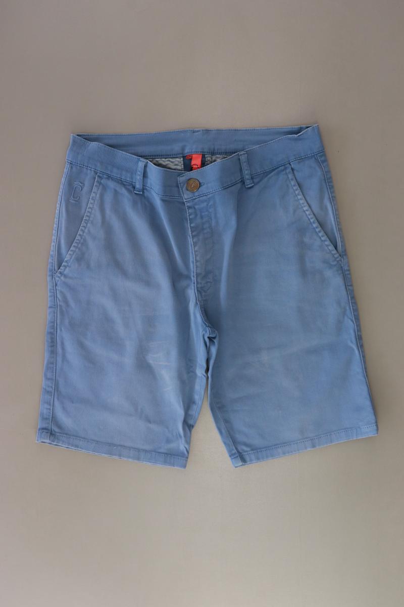 Cleptomanicx Chino Shorts für Herren Gr. W31 blau aus Baumwolle