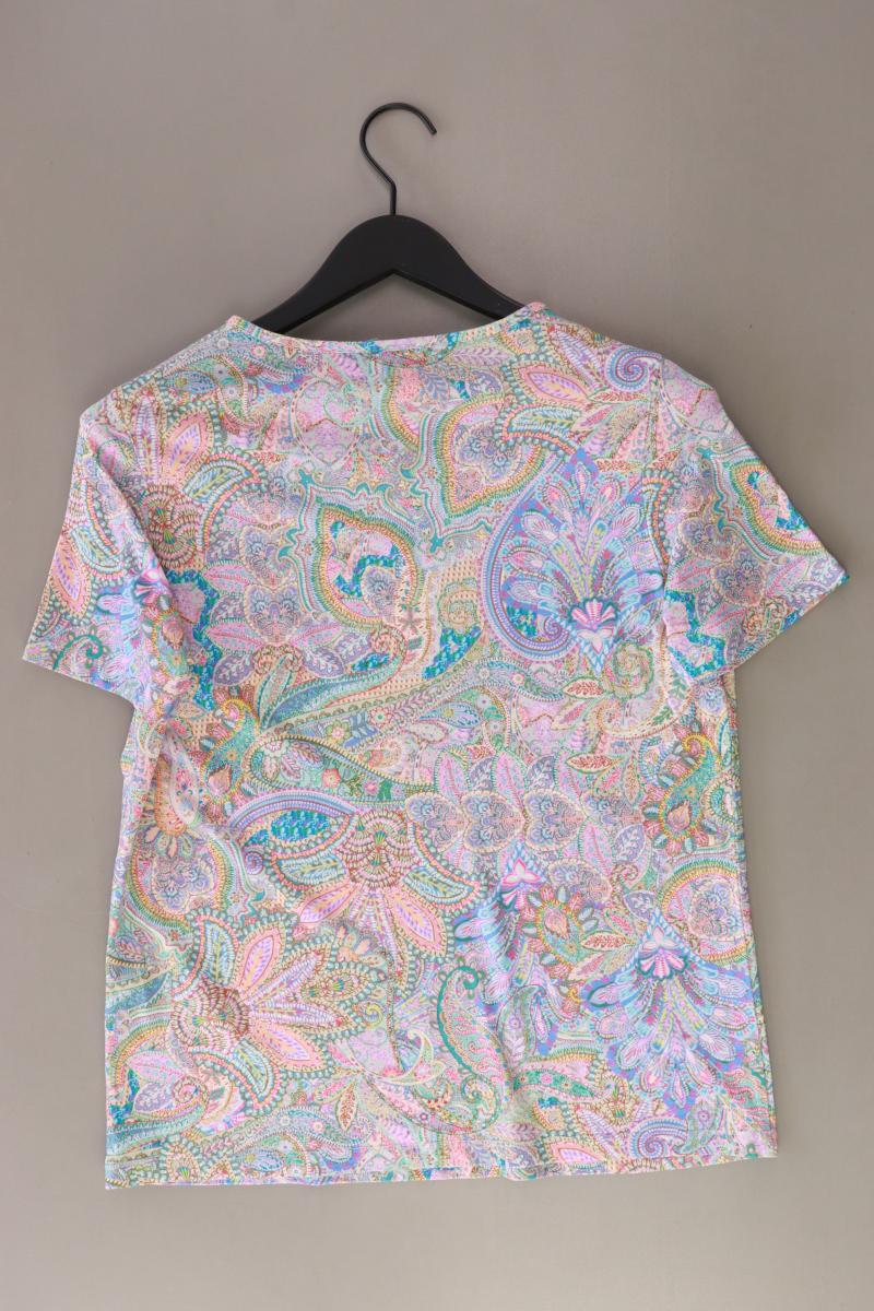 Mona Printshirt Gr. 40 mit Paisleymuster Kurzarm mehrfarbig