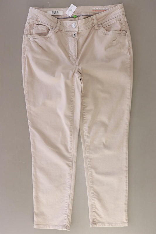 Cecil Straight Jeans Gr. W29 creme aus Baumwolle