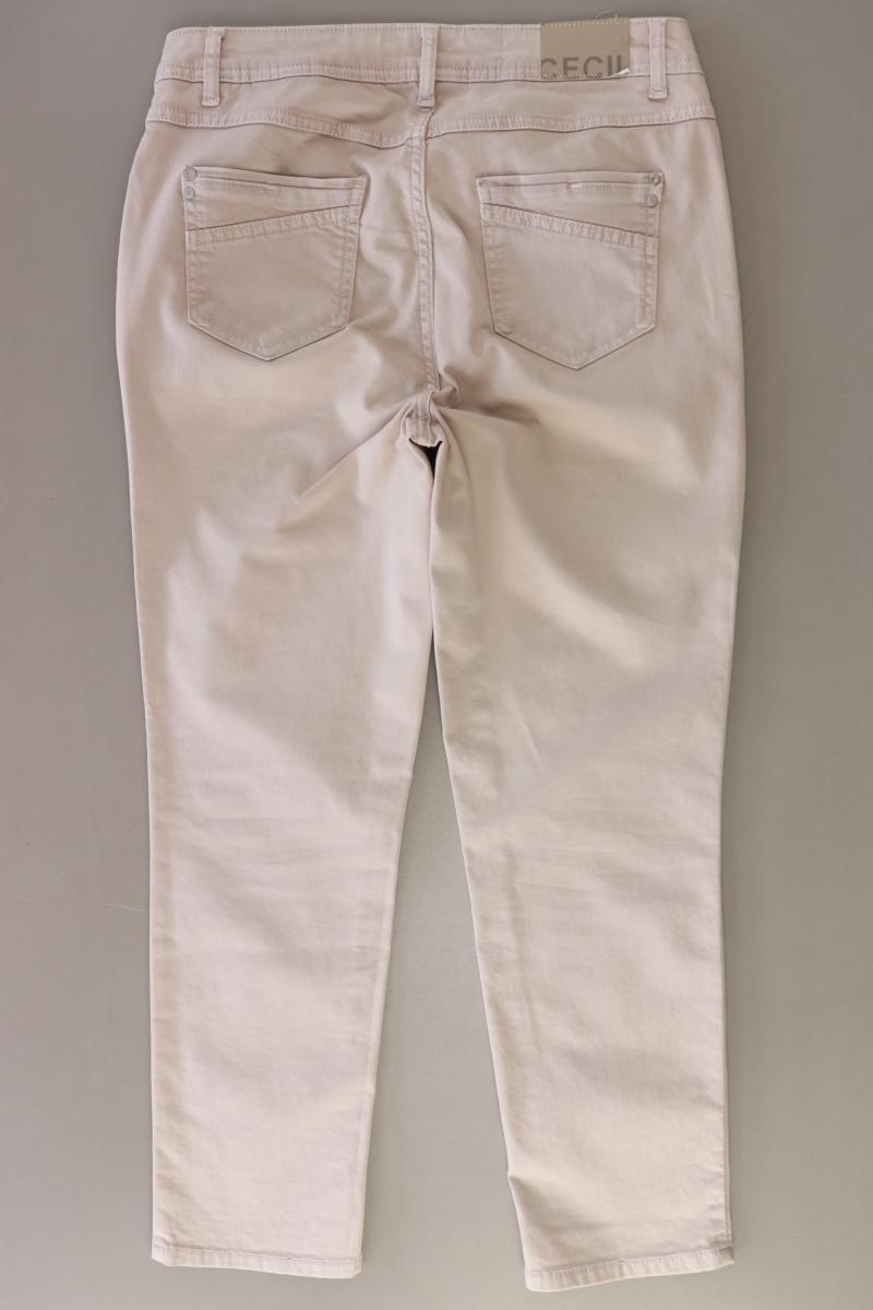 Cecil Straight Jeans Gr. W29 creme aus Baumwolle