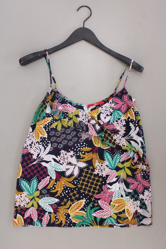 s.Oliver Spaghetti-Top Gr. 36 mit Blumenmuster mehrfarbig aus Viskose