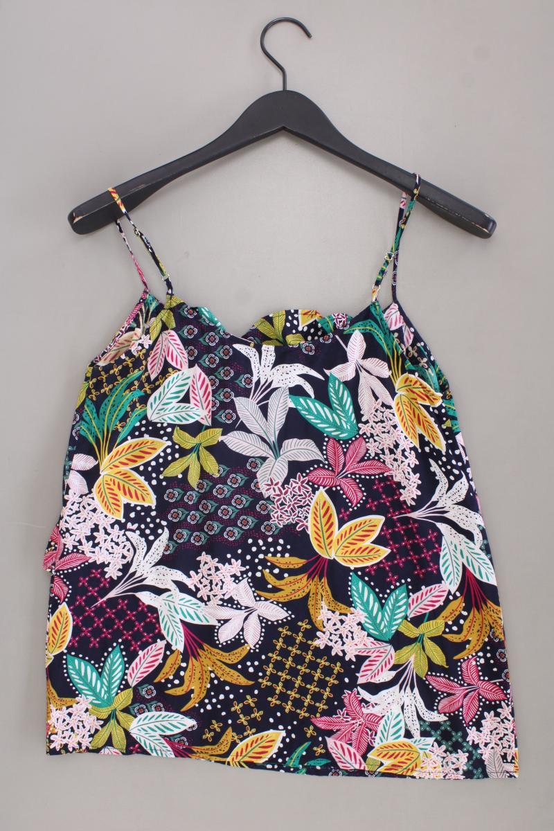 s.Oliver Spaghetti-Top Gr. 36 mit Blumenmuster mehrfarbig aus Viskose