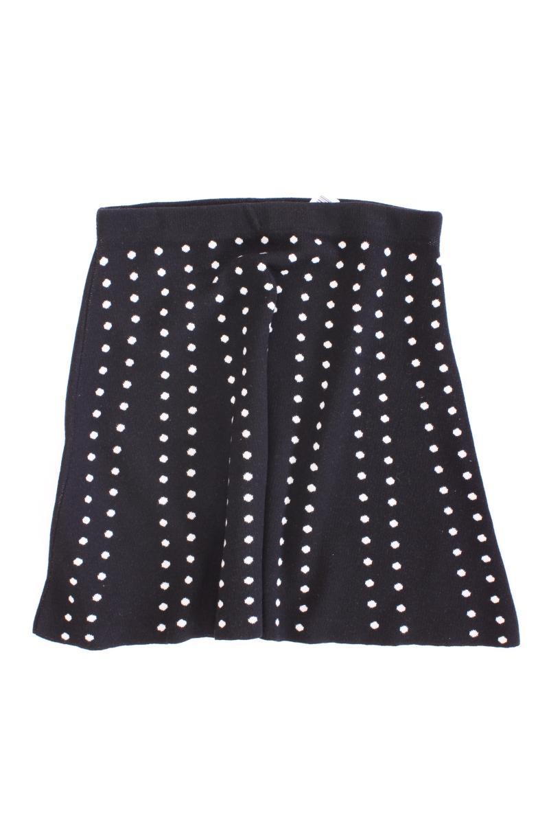 Esprit Strickrock Gr. S gepunktet schwarz aus Viskose