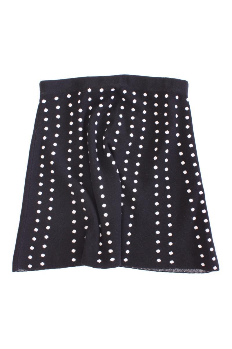 Esprit Strickrock Gr. S gepunktet schwarz aus Viskose