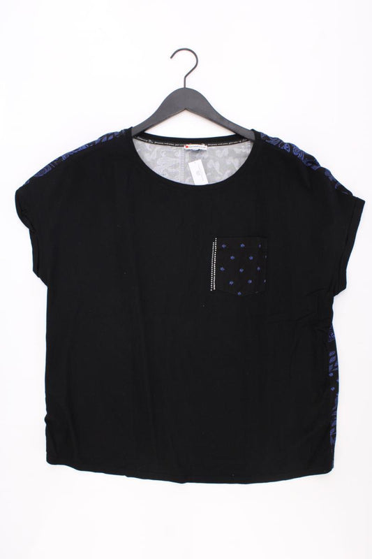 Street One T-Shirt Gr. 46 Kurzarm schwarz