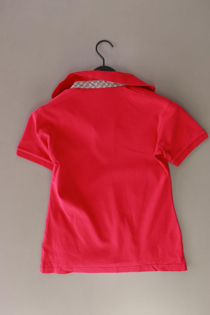 Burberry Poloshirt Gr. L Kurzarm pink aus Baumwolle