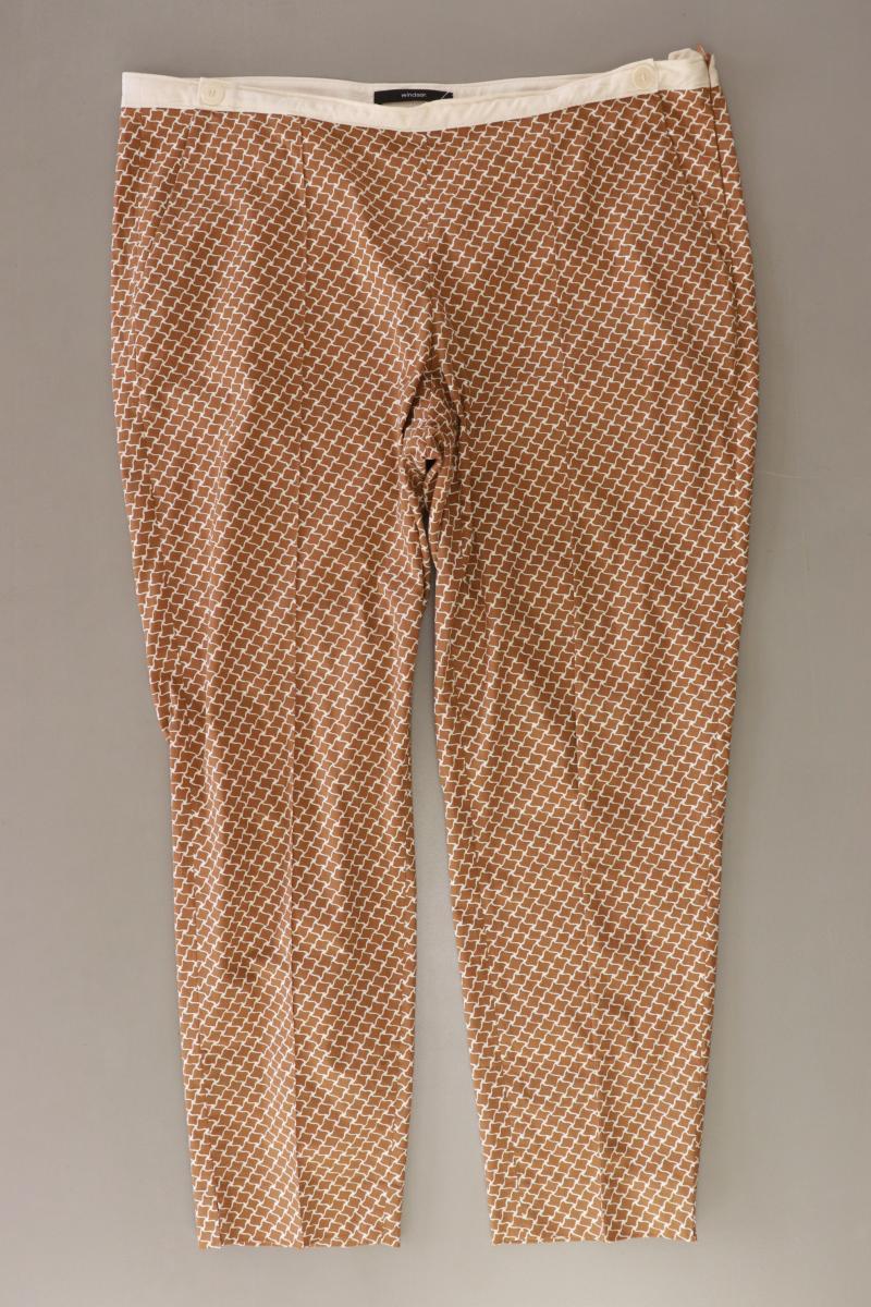 Windsor Stoffhose Gr. 40 braun aus Baumwolle