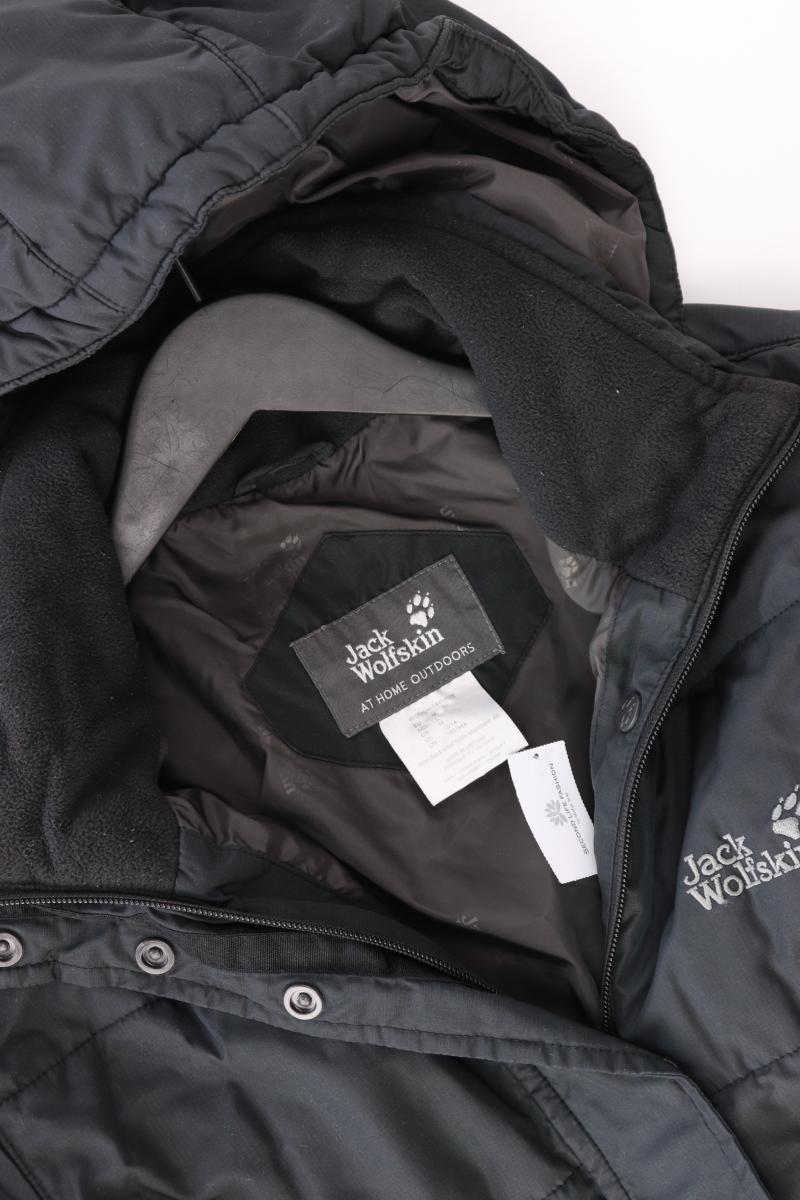 Jack Wolfskin Wintermantel Gr. M schwarz aus Polyester