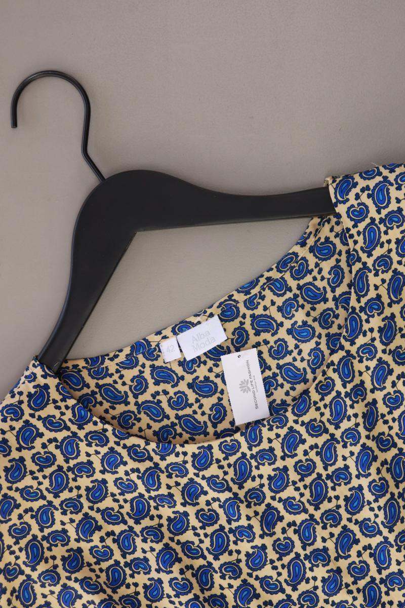 Alba Moda Kurzarmbluse Gr. 42 mehrfarbig aus Polyester