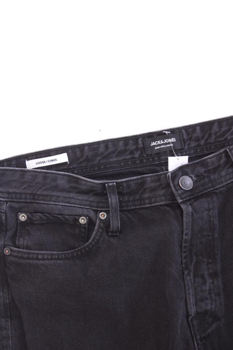 Jack & Jones Straight Jeans für Herren Gr. W34/L32 Modell Chris schwarz