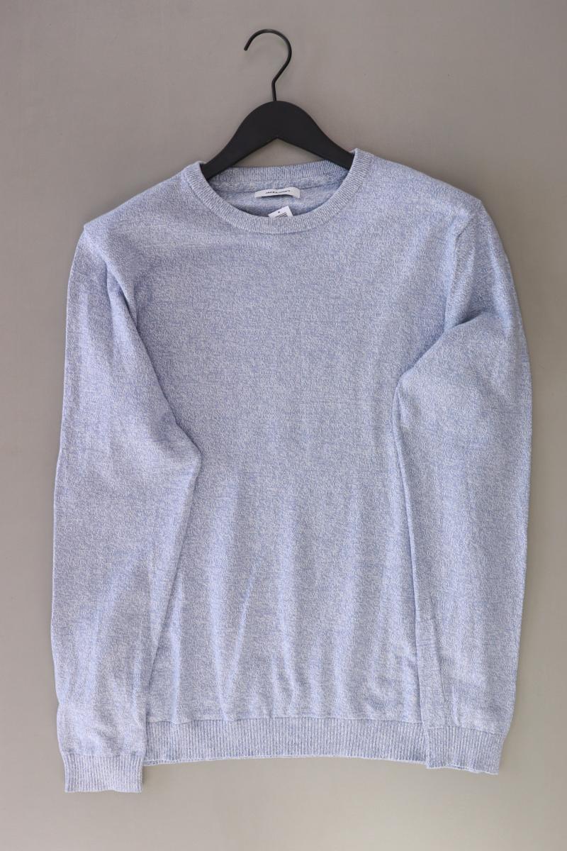 Jack & Jones Feinstrickpullover für Herren Gr. XXL blau aus Baumwolle