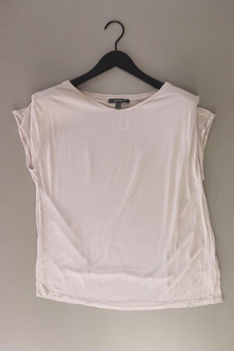 Esprit T-Shirt Gr. L Kurzarm creme aus Viskose