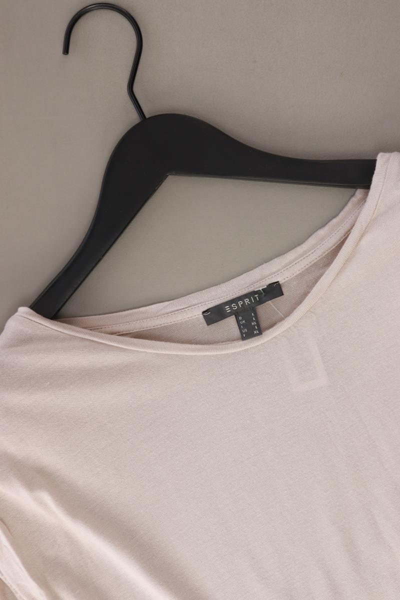 Esprit T-Shirt Gr. L Kurzarm creme aus Viskose