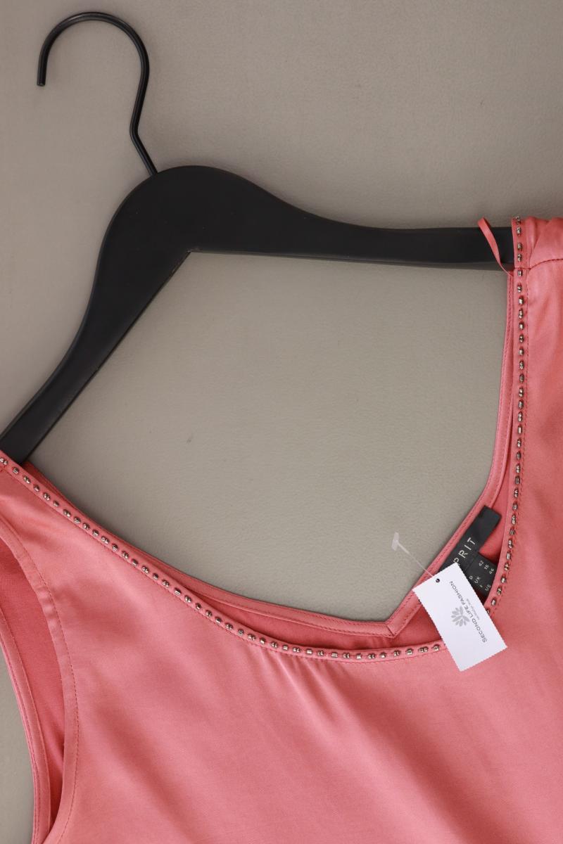 Esprit Ärmellose Bluse Gr. 42 rosa aus Viskose