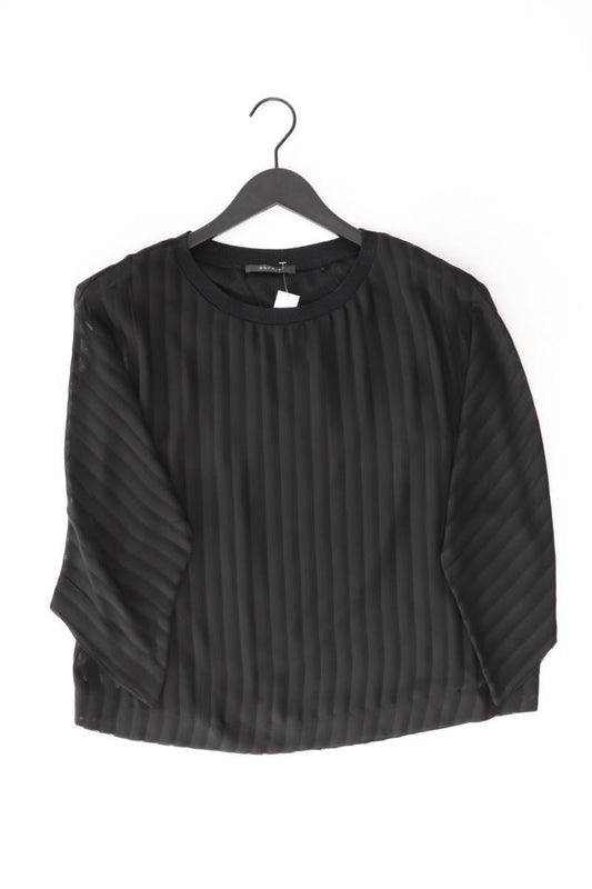 Esprit Oversize-Bluse Gr. M 3/4 Ärmel schwarz aus Polyester