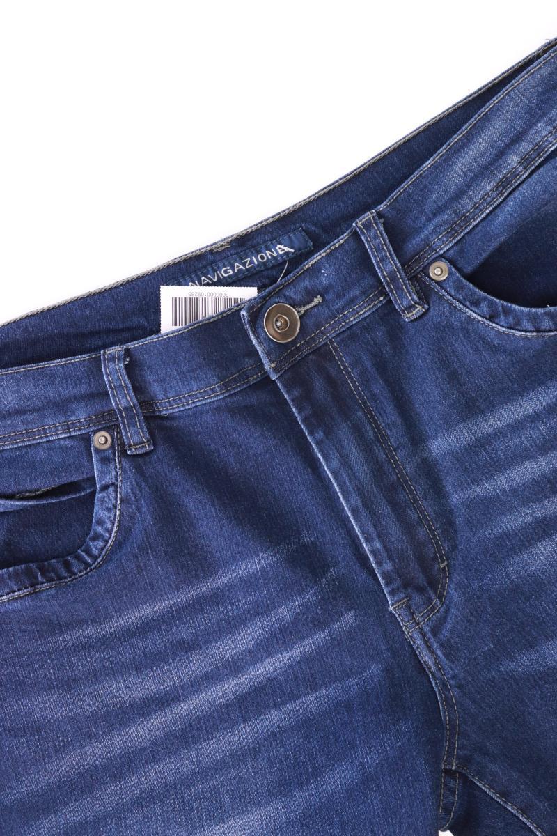 Navigazione Straight Jeans für Herren Gr. Kurzgröße 56 blau aus Baumwolle