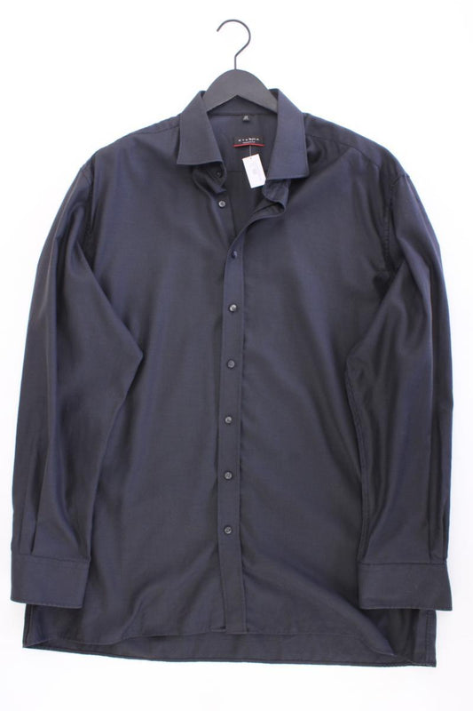 Eterna Langarmhemd für Herren Gr. Hemdgröße 45 grau aus Baumwolle