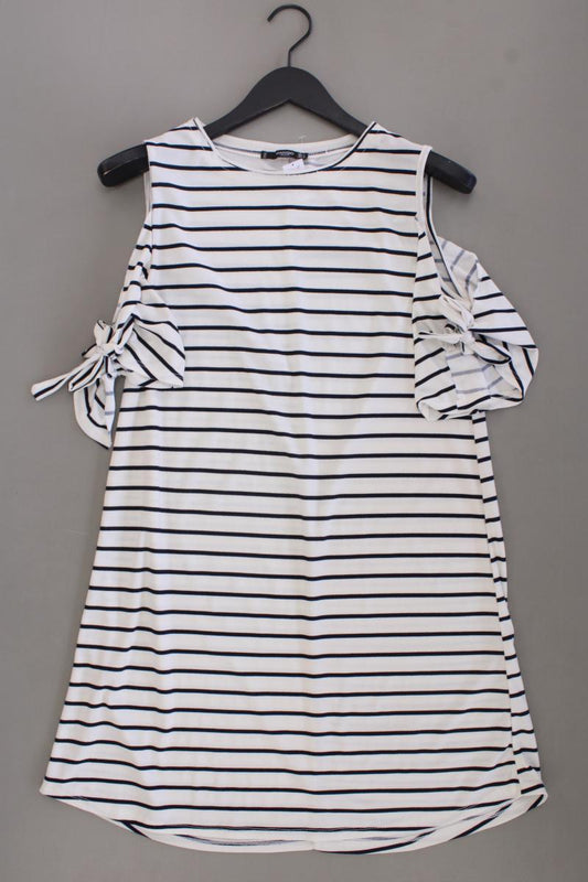 Mango Midikleid Gr. S gestreift 3/4 Ärmel creme