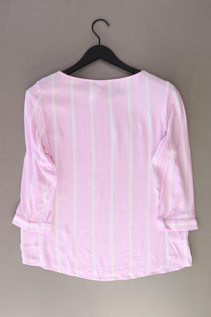 Street One Regular Bluse Gr. 38 gestreift 3/4 Ärmel rosa aus Viskose