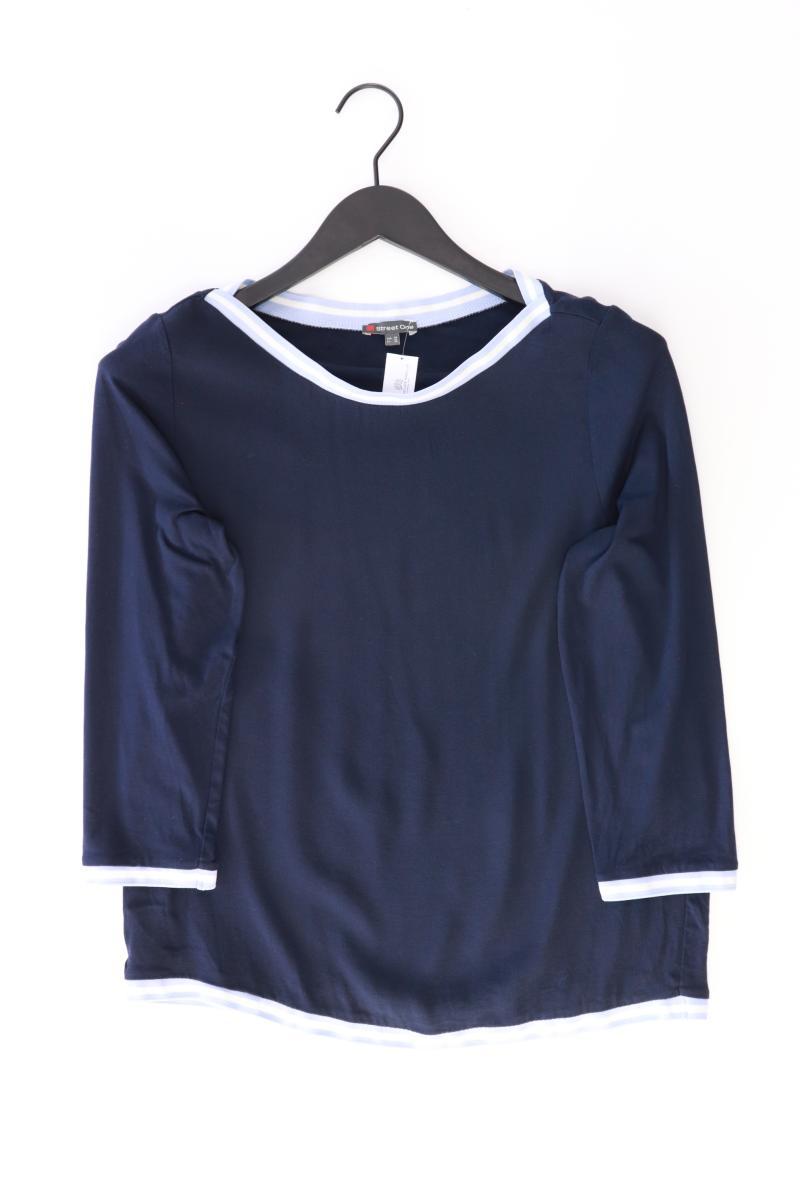 Street One Regular Shirt Gr. 38 3/4 Ärmel blau