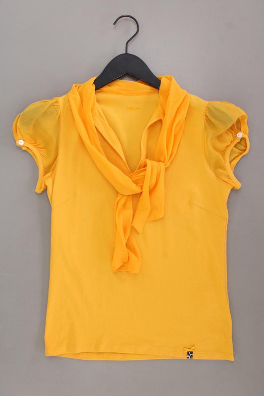 Marc Cain T-Shirt Gr. 40 neuwertig Kurzarm gelb aus Baumwolle