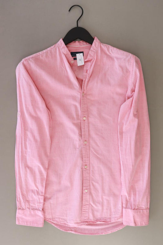 Zara Langarmhemd für Herren Gr. S rosa aus Baumwolle