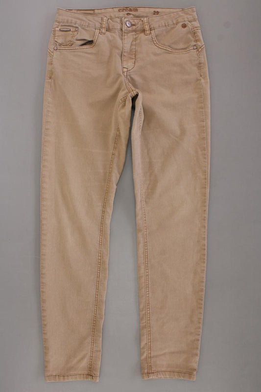 Cream Skinny Jeans Gr. W29 braun