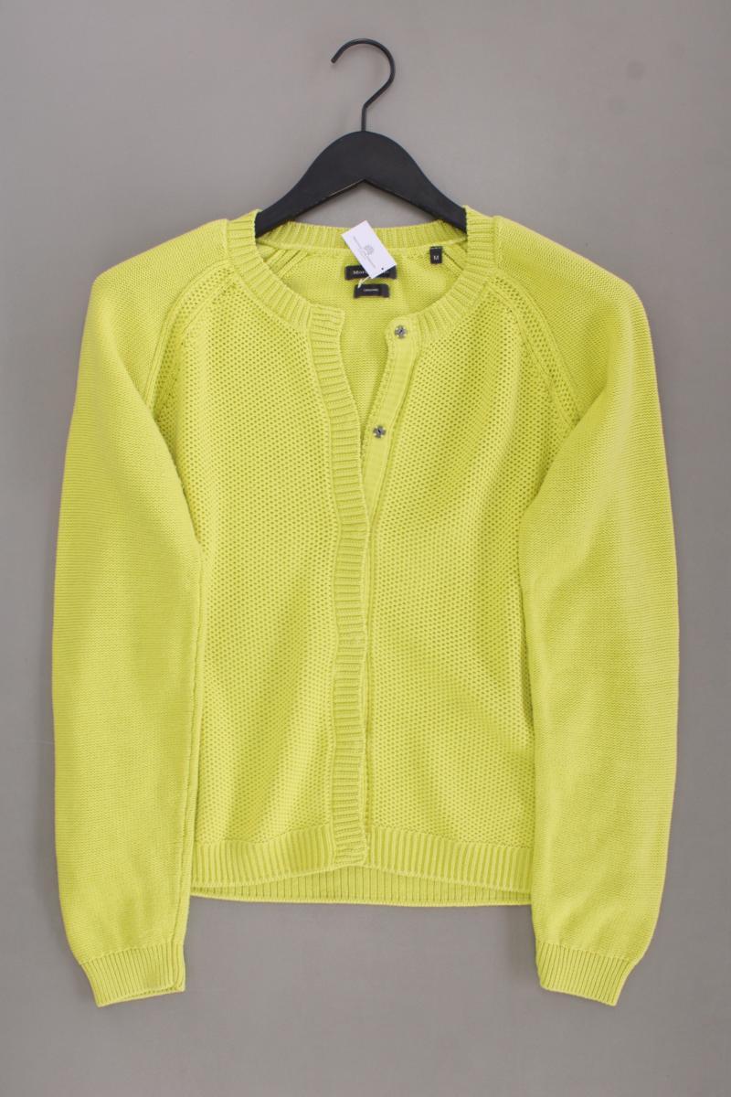 Marc O'Polo Strickjacke Neon Gelb Gr. M Langarm aus Baumwolle