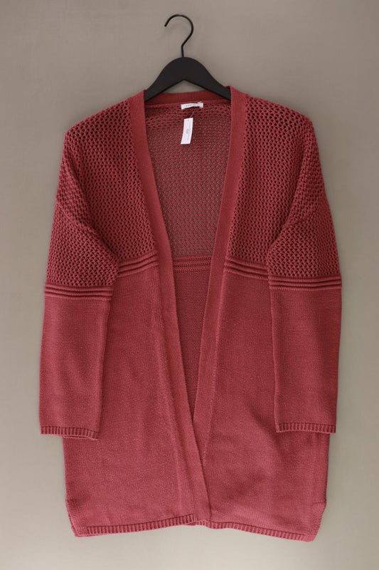 Lascana Strickjacke Gr. 40/42 Langarm rot aus Baumwolle