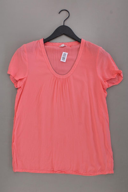 Esprit Kurzarmbluse Gr. 38 rosa aus Viskose